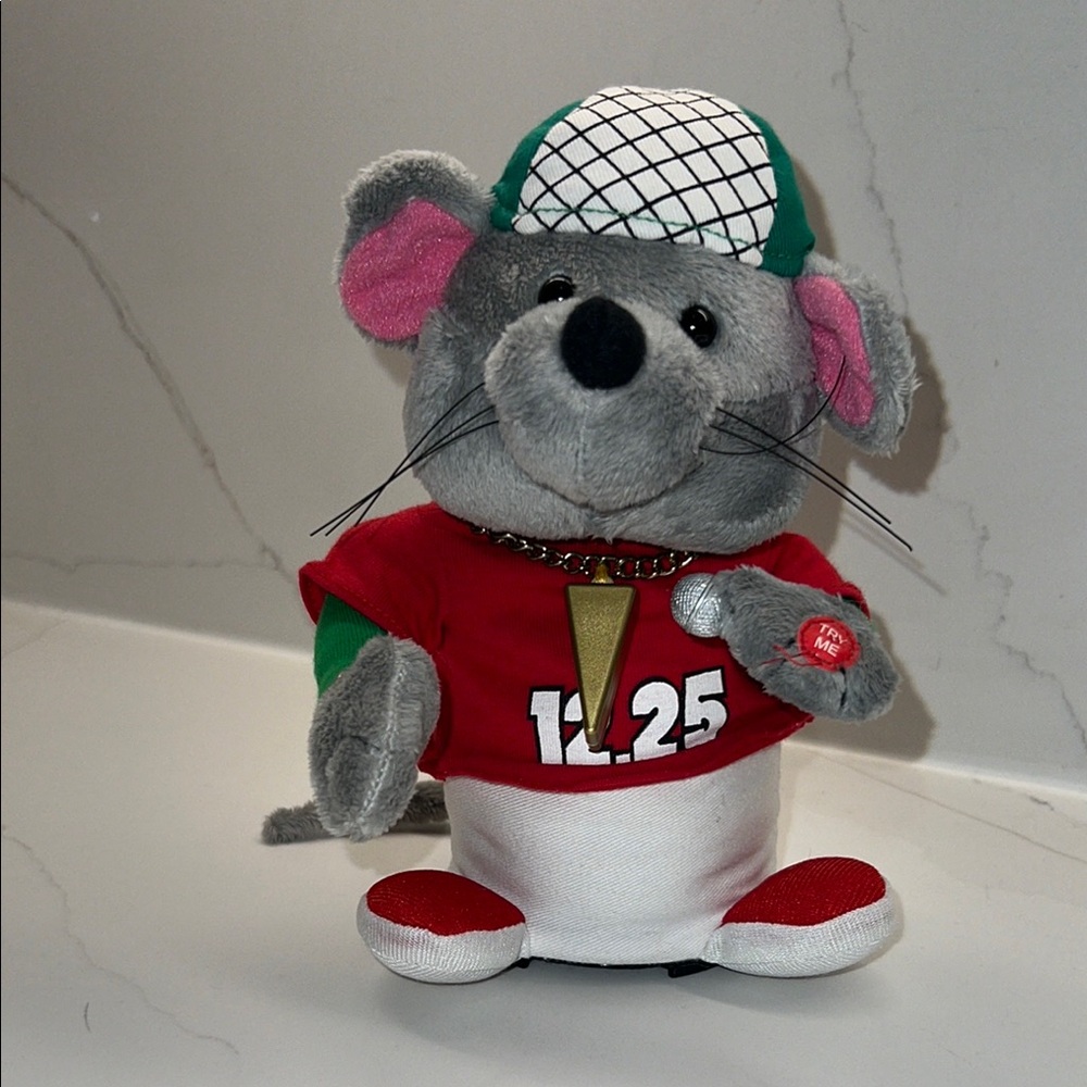 Gemmy Rapping Rodents Christmas Rapping musical Mouse